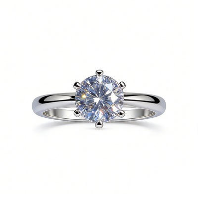 Classic Six-Prong Solitaire Ring